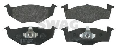 комплект спирачно феродо, дискови спирачки SWAG 30 91 6044