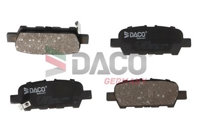 Комплект тормозных колодок, дисковый тормоз DACO Germany 322642 для NISSAN PULSAR