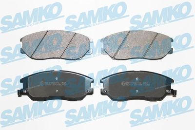 Комплект тормозных колодок, дисковый тормоз SAMKO 5SP1448 для SSANGYONG RODIUS