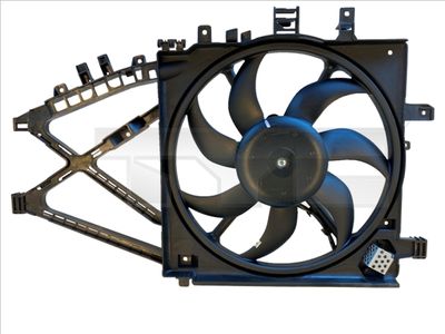 Вентилятор, охлаждение двигателя TYC 825-0040 для OPEL TIGRA