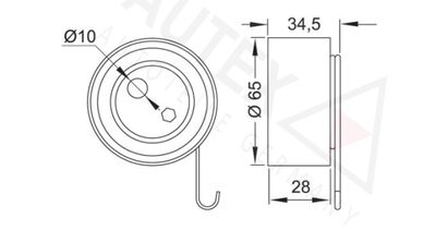 ROLA INTINZATOR CUREA DISTRIBUTIE AUTEX 641877 1