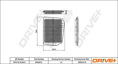 LUFTFILTER DR!VE+ DP1110100413 12