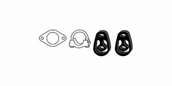 SET MONTARE SISTEM DE ESAPAMENT HJS 82156415