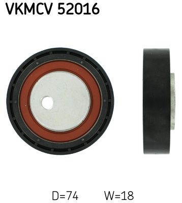 SKF VKMCV 52016 Ролик ременя генератора для IVECO (Ивеко)