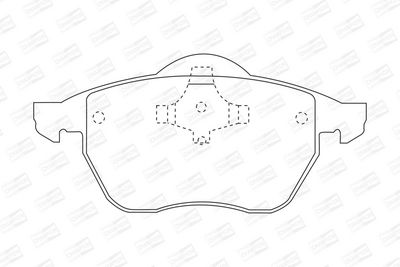 BREMSBELAGSATZ SCHEIBENBREMSE CHAMPION 571935CH 1