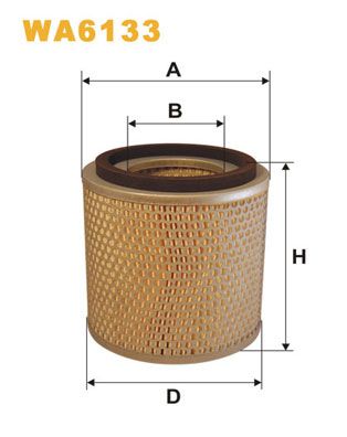 Воздушный фильтр WIX FILTERS WA6133 для ISUZU CAMPO