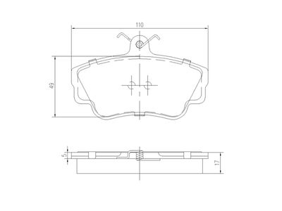 комплект спирачно феродо, дискови спирачки A.Z. Meisterteile AZMT-44-022-1381
