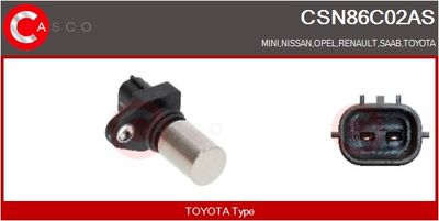 SENZOR IMPULSURI ARBORE COTIT CASCO CSN86C02AS