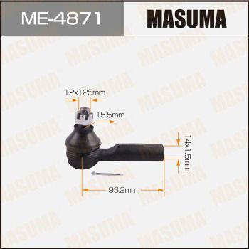 MASUMA ME-4871 Наконечник рулевой тяги  для NISSAN CEFIRO III седан (A33) 2.0
