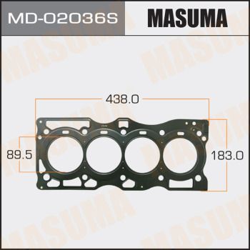 Прокладка, головка цилиндра MASUMA MD-02036S для NISSAN AVENIR