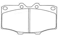 Zestaw klocków hamulcowych, hamulce tarczowe AISIN A1N017