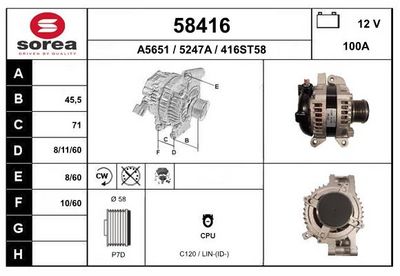 GENERATOR EAI 58416