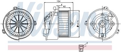 INNENRAUMGEBLäSE NISSENS 87129 5