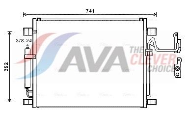 кондензатор, климатизация AVA Clever Choice DN5398D