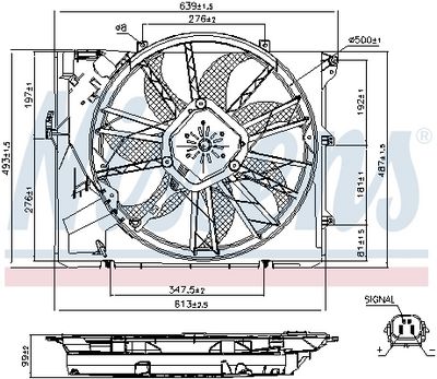 VENTILATOR RADIATOR NISSENS 85633 5