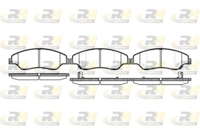 Комплект тормозных колодок, дисковый тормоз ROADHOUSE 2739.02 для KIA RETONA