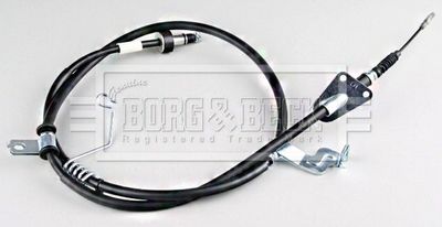 Тросик, cтояночный тормоз BORG & BECK BKB3879 для HYUNDAI SANTA FE