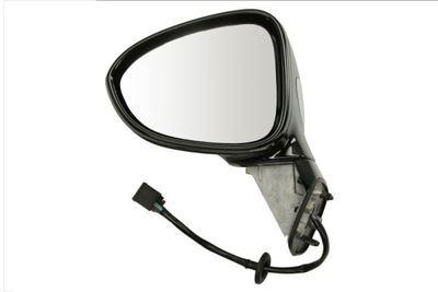 Zijspiegel Links (elektrisch, asferisch, met verwarming, under-coated, elektrisch opklapbaar) past: OPEL ZAFIRA C 10.11-12.19