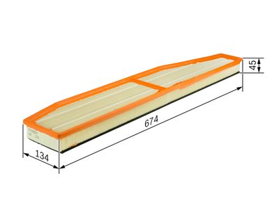 LUFTFILTER BOSCH F026400147 4
