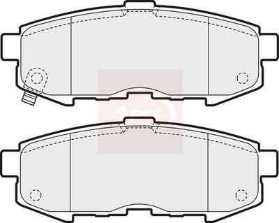 APEC Brake Pad Set, disc brake PAD1603