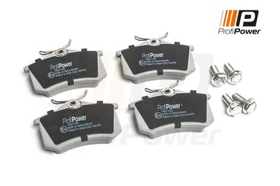 Комплект тормозных колодок, дисковый тормоз ProfiPower 1B2136 для PEUGEOT 208