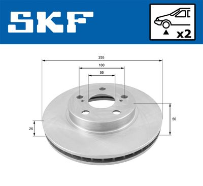 DISC FRANA SKF VKBD81115V2 1