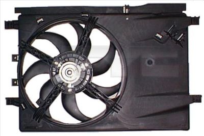 Вентилятор, охлаждение двигателя TYC 809-1001 для FIAT GRANDE