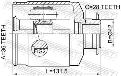 Joint Kit, drive shaft 1211-SANFE22RH