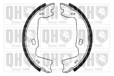 Zestaw szczęk hamulcowych, hamulec postojowy QUINTON HAZELL BS773
