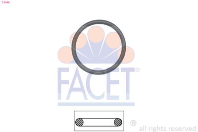 Uszczelka, termostat FACET 7.9648