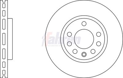 Fahren Brake Disc FBD6503
