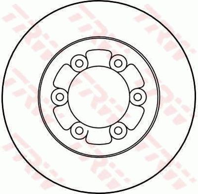 TRW DF1432 Тормозные диски  для MAZDA E (Мазда Е)