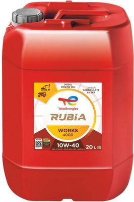 Motorový olej Total Rubia Works 4000 10W-40 20L