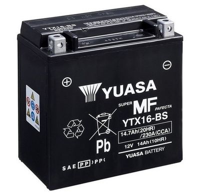 Batteri YUASA YTX16-BS