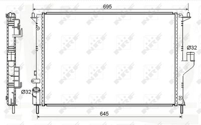 Kylare, motorkylning NRF 53118A