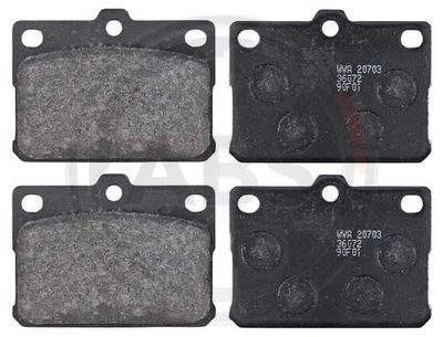 Zestaw klocków hamulcowych, hamulce tarczowe A.B.S. 36072