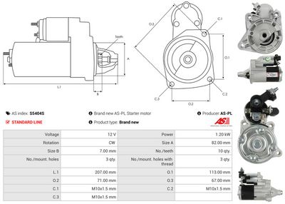 STARTER AS-PL S5404S 4