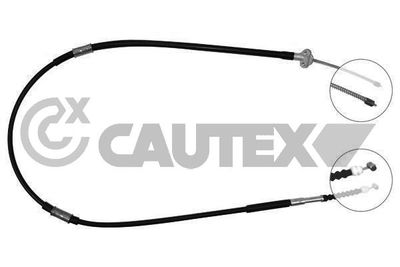 Тросик, cтояночный тормоз CAUTEX 762725 для TOYOTA STARLET