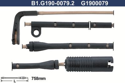 Сигнализатор, износ тормозных колодок GALFER B1.G190-0079.2 для BMW Z8