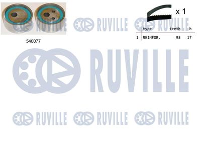Комплект ремня ГРМ RUVILLE 550032 для RENAULT 19