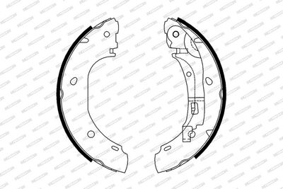 SET SABOTI FRANA FERODO FSB652 1