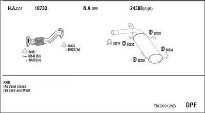 SISTEM DE ESAPAMENT WALKER FIK009129B