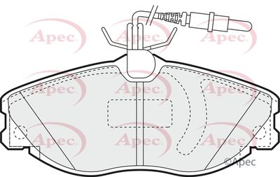 Brake Pad Set APEC PAD1168