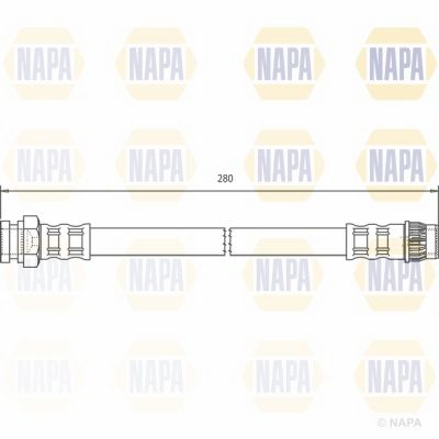 Brake Hose NAPA NBH1027