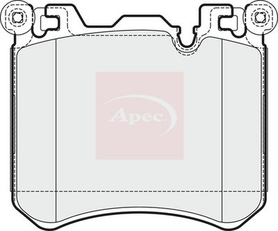APEC Brake Pad Set, disc brake PAD1738