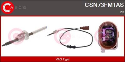 SENZOR TEMPERATURA GAZE EVACUARE