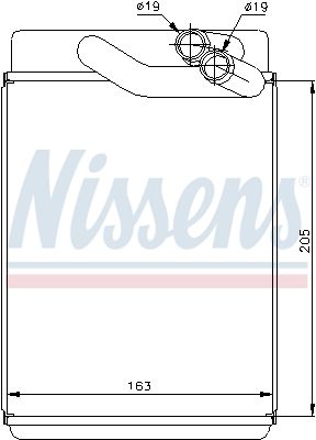 Heat Exchanger, interior heating 77616