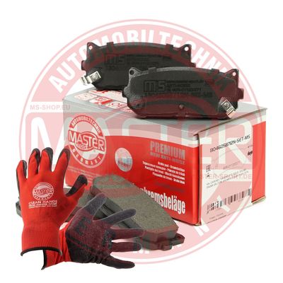 Zestaw klocków hamulcowych, hamulce tarczowe MASTER-SPORT GERMANY 13046058712N-SET-MSP