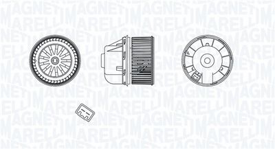 вентилатор вътрешно пространство MAGNETI MARELLI 069412786010