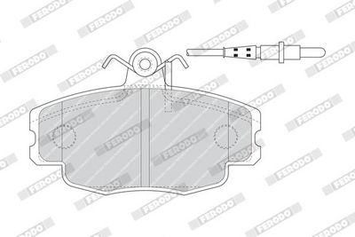 BREMSBELAGSATZ SCHEIBENBREMSE FERODO FDB4754 1